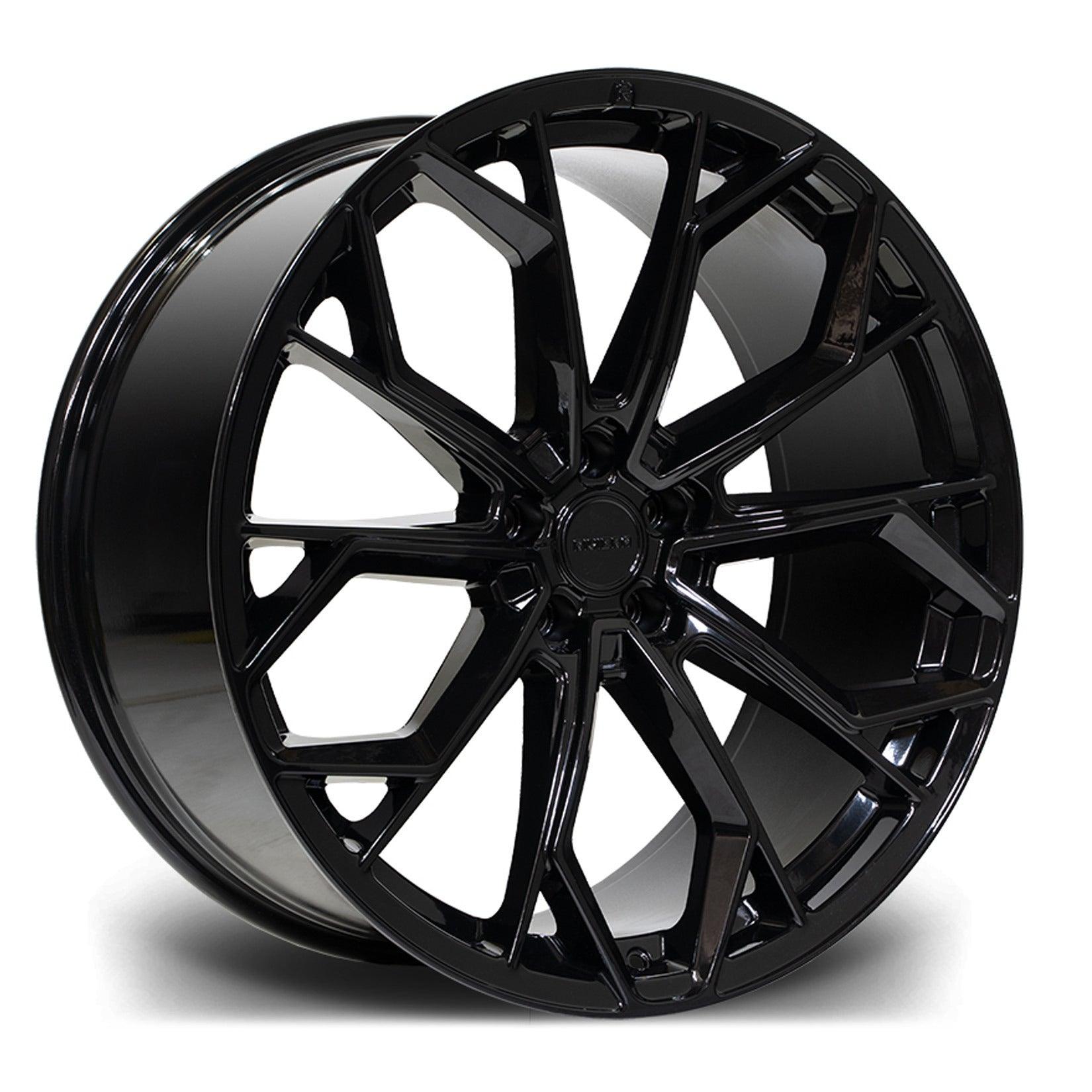 Riviera Rv133 Gloss Black 23 Inch Alloys - 5x112 25 66.6