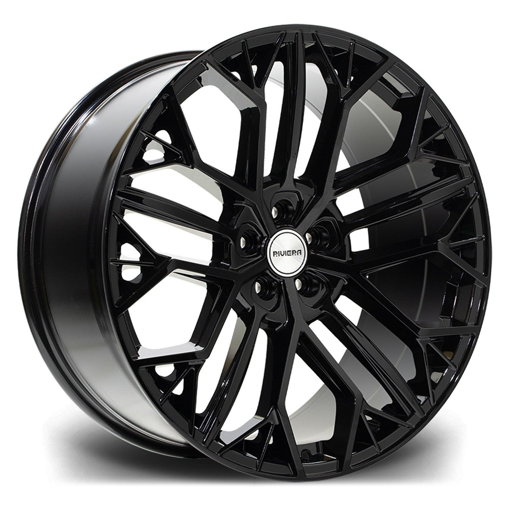Riviera Rv198 Gloss Black 23 Inch Alloys - 5x112 25 66.6