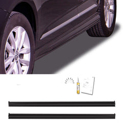 Volkswagen Caddy 2020 On - Side Skirt Splitters "Edition" - In Gloss Black