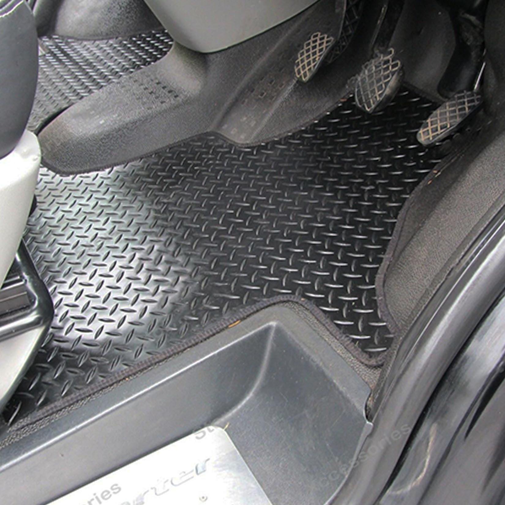 Vw Transporter T5/t6 2010-2019 1 Pcs Set Tailored Fit Rubber Mat - Black