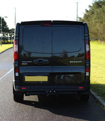 Renault Trafic - Vauxhall Vivaro - 2014 On Rear Spoiler (Barn Doors)