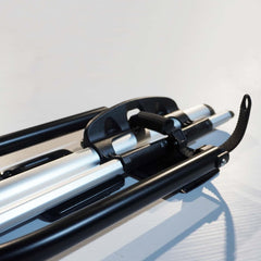 Ridge Carrier Lockable Bike Rack In Silver