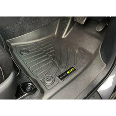 Toyota Hilux 2016 - 2021 Cab 3d Tailored Mud Mats Manual Black - Mudblock