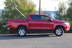 Toyota Hilux 2016 On - Double Cab Egr Aluminium Tonneau Cover - Mill Finish