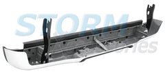 Toyota Hilux Vigo - 2005 - 2015 Replacement Rear Bumper - Stainless Steel
