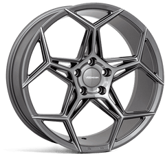Veemann V-fs40 20x8.5 5x120 Et35 Cb72.56  - Graphite Smoke Machined