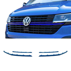 Vw T6.1 Transporter Front Radiator Badged Grille Upper Lower Clip In Trim Choose Colour