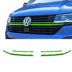 Vw T6.1 Transporter Front Radiator Badged Grille Upper Lower Clip In Trim Choose Colour