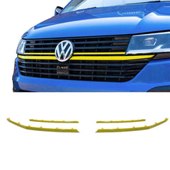Vw T6.1 Transporter Front Radiator Badged Grille Upper Lower Clip In Trim Choose Colour