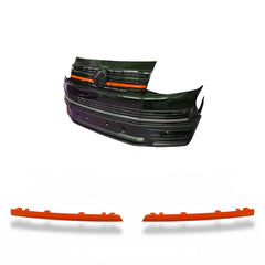 Vw T6 Transporter 2015-2019 Front Upper 2 Piece Clip In Grille Streamer - Choose Colour