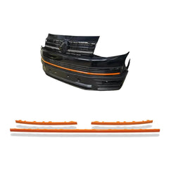 Vw T6 Transporter 2015-2019 Lower 3 Piece Clip In Grille Streamer Choose Colour