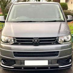 Vw Transporter T5 2010-2015 - Sportline - Splitter Spoiler Lip Bumper - Black